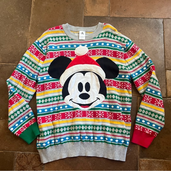 Disney Sweaters Mickey Mouse Disney Ugly Christmas Sweater Party